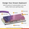 Teclado mecánico GLORIOUS GMMK 3 PRO 65% Barebones cableado Plata — 65% USB RGB, cable de 2 m