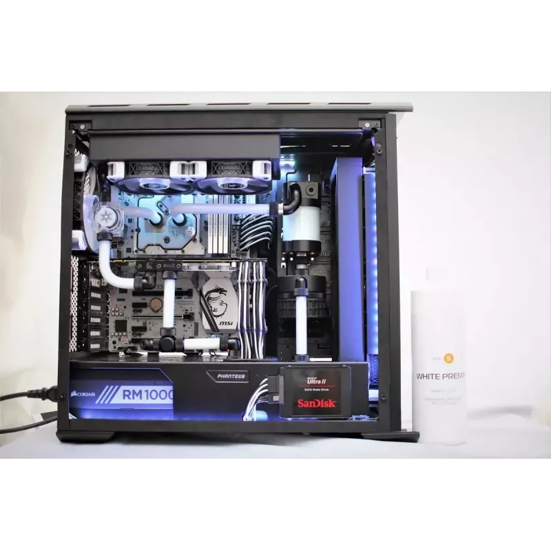 Anticongelante/Refrigerante 1 L listo para usar, EK Water Blocks, blanco