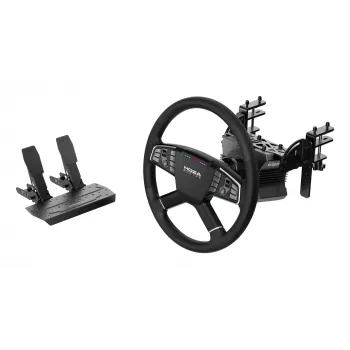 Moza Racing MOZA Trucking Bundle, Volante de carreras, Negro, American Truck Simulator Euro Truck Simulator 2, CE, 470 mm, 310 mm