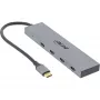 InLine Hub USB 3.2 Gen.2 (10 Gb/s), 4 puertos USB-C, OTG, carcasa de aluminio
