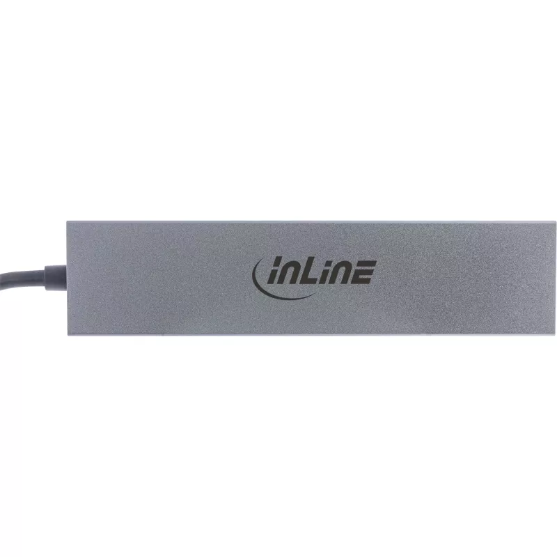 InLine Hub USB 3.2 Gen.2 (10 Gb/s), 4 puertos USB-C, OTG, carcasa de aluminio