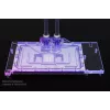 Bloque de agua + backplate Alphacool Eisblock Aurora acrílico aluminio cobre transparente