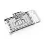 Bloque de agua + backplate Alphacool Eisblock Aurora acrílico aluminio cobre transparente
