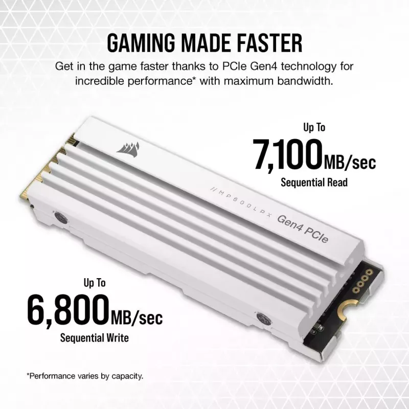 Unidad SSD Corsair 2 TB M.2 PCI Express 4.0 MP600 PRO LPX
