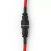 Cable USB en espiral GLORIOUS para GMMK Crimson Red — cable de teclado desmontable, diseño en espiral
