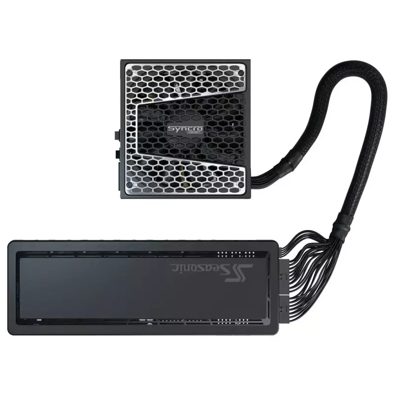 Caja de PC Seasonic SYNCRO Q704 Midi Tower negra