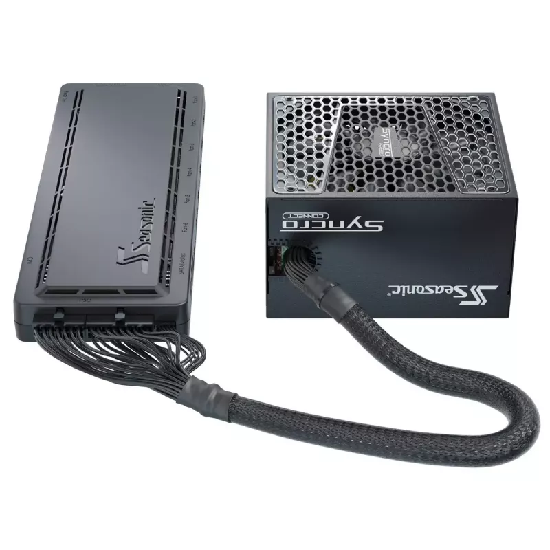 Caja de PC Seasonic SYNCRO Q704 Midi Tower negra