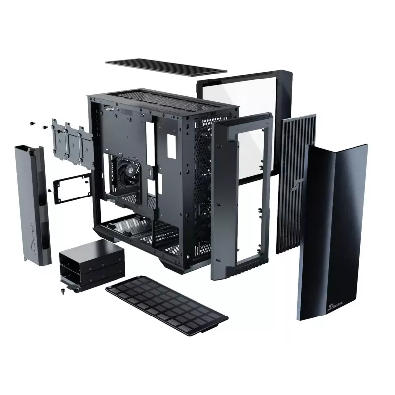 Caja de PC Seasonic SYNCRO Q704 Midi Tower negra