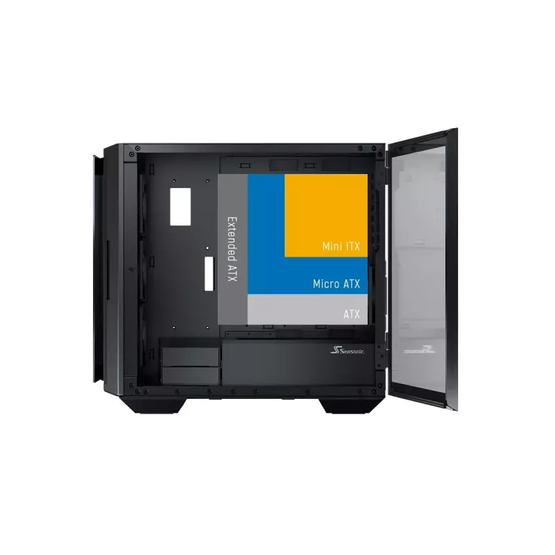 Caja de PC Seasonic SYNCRO Q704 Midi Tower negra