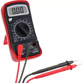 Multímetro digital InLine con sensor de temperatura 43117