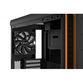 be quiet Pure Base 600 Window torre Midi negra, naranja