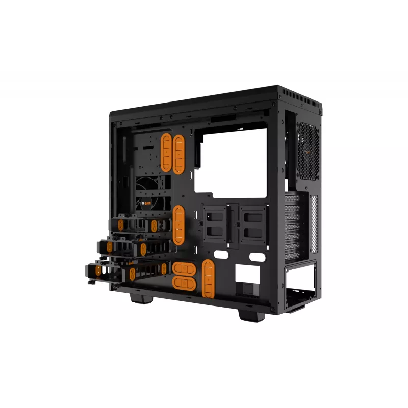 be quiet Pure Base 600 Window torre Midi negra, naranja