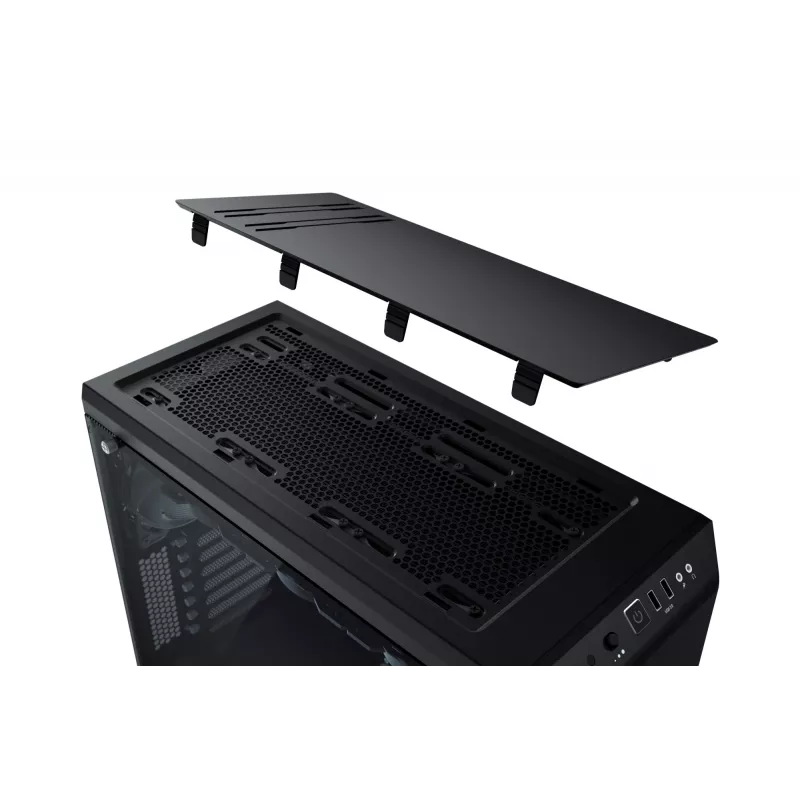 be quiet Pure Base 600 Window torre Midi negra, naranja