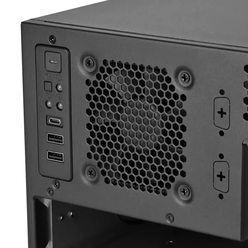 Rack de servidor Silverstone RM46-502-I negro ATX 1 ventilador de 80 mm