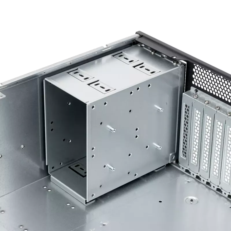 Rack de servidor Silverstone RM46-502-I negro ATX 1 ventilador de 80 mm