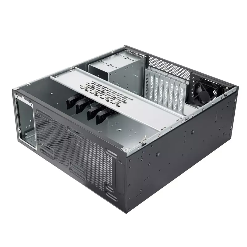 Rack de servidor Silverstone RM46-502-I negro ATX 1 ventilador de 80 mm