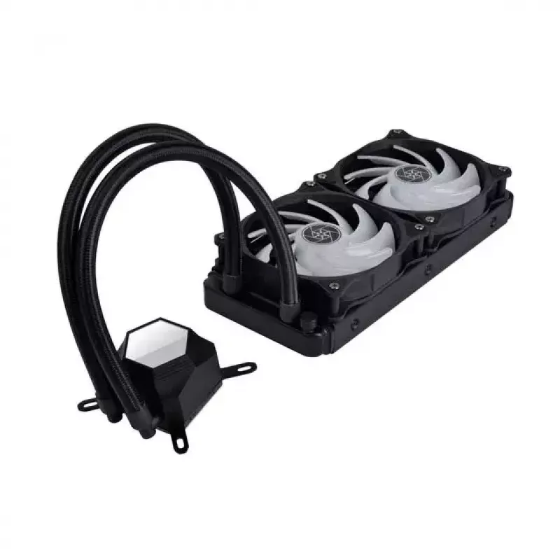 Refrigeración líquida todo en uno Silverstone PF240-ARGB 12 cm Negra