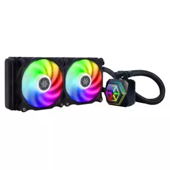 Refrigeración líquida todo en uno Silverstone PF240-ARGB 12 cm Negra