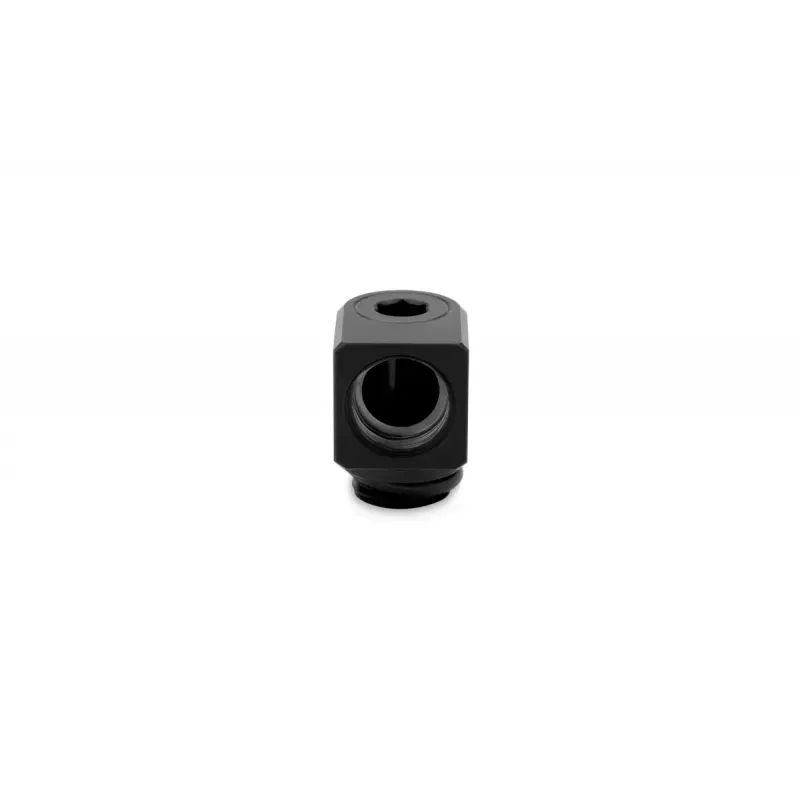 EK Water Blocks EK-Torque Micro adaptador de 90° G1/4 macho a G1/4 hembra, giratorio, negro
