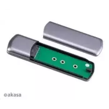 Carcasa portátil para SSD Akasa AK-ENU3M2-05 USB-C 3.2 Gen 2 para unidades M.2 SATA/NVMe