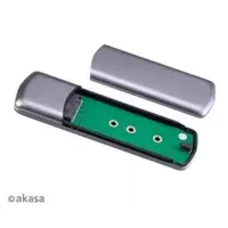 Carcasa portátil para SSD Akasa AK-ENU3M2-05 USB-C 3.2 Gen 2 para unidades M.2 SATA/NVMe