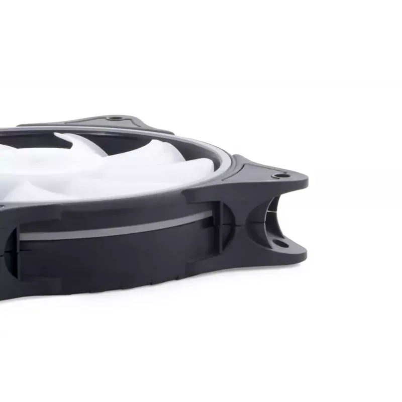 Alphacool 24836 Rise Aurora ventilador PWM para caja, 120 mm (120x120x25 mm), negro