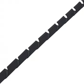 Cinta espiral InLine 10 m, negro, 10 mm, Negro, 1 cm, 169 g, 200 mm, 210 mm, 50 mm