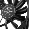 SilverStone SST-AS90B Air Slimmer 90 ventilador delgado para caja, 92 mm, 500-2500 RPM, 11,3-32 dB, negro