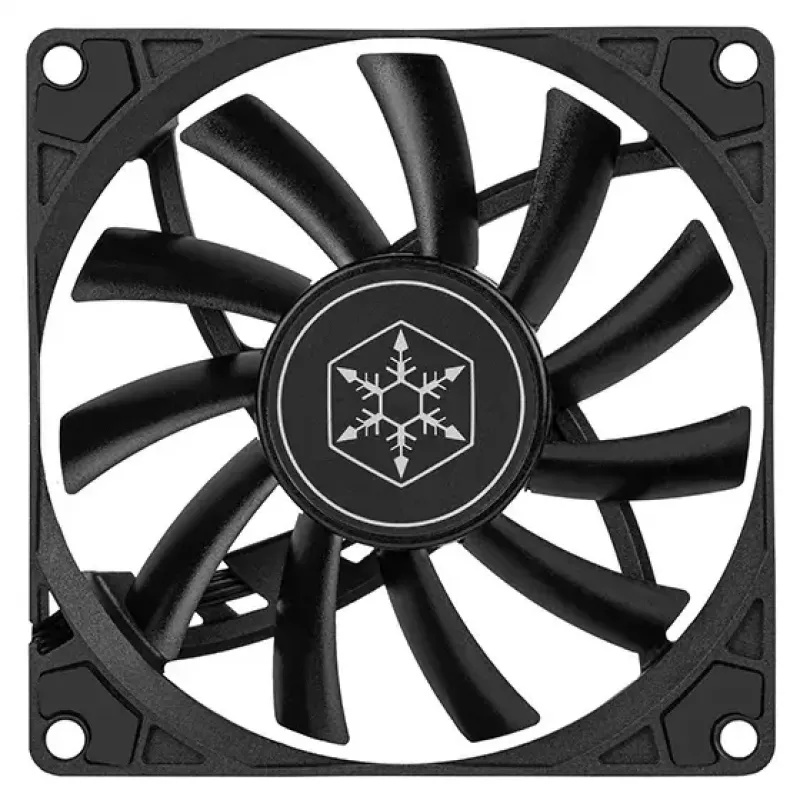 SilverStone SST-AS90B Air Slimmer 90 ventilador delgado para caja, 92 mm, 500-2500 RPM, 11,3-32 dB, negro