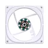 Jonsbo FR-505WR FR-505 ARGB ventilador PWM para caja con aspas invertidas, 120 mm, 47,17 CFM, blanco