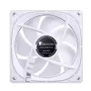 Jonsbo FR-505WR FR-505 ARGB ventilador PWM para caja con aspas invertidas, 120 mm, 47,17 CFM, blanco