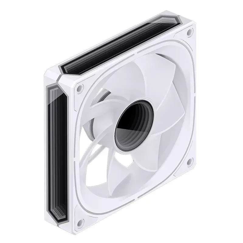 Jonsbo FR-505WR FR-505 ARGB ventilador PWM para caja con aspas invertidas, 120 mm, 47,17 CFM, blanco