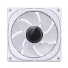 Jonsbo FR-505WR FR-505 ARGB ventilador PWM para caja con aspas invertidas, 120 mm, 47,17 CFM, blanco