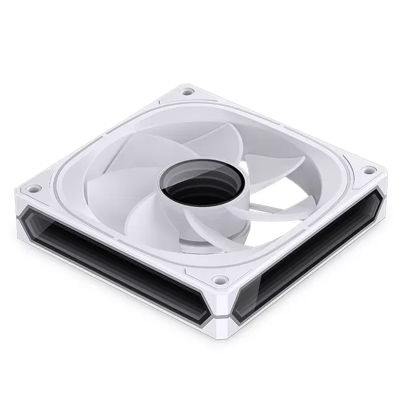Jonsbo FR-505WR FR-505 ARGB ventilador PWM para caja con aspas invertidas, 120 mm, 47,17 CFM, blanco