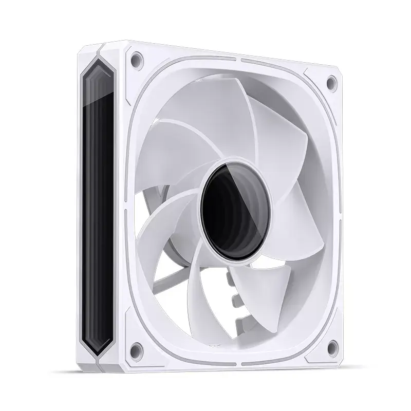 Jonsbo FR-505WR FR-505 ARGB ventilador PWM para caja con aspas invertidas, 120 mm, 47,17 CFM, blanco