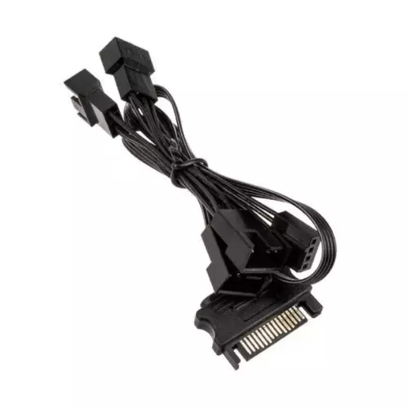 Kolink PGW-AC-KOL-113 cable divisor PWM 1 a 4 para ventiladores, 35 cm, trenzado, negro