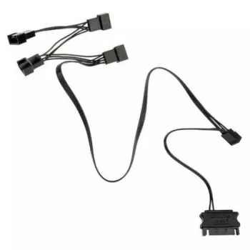Extensión de cable Kolink PGW-AC-KOL-113 — conector de ventilador de 4 pines, 350 mm, negro