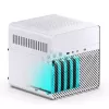 Jonsbo N2 caja NAS Mini-ITX, cubo, aluminio/acero, blanca