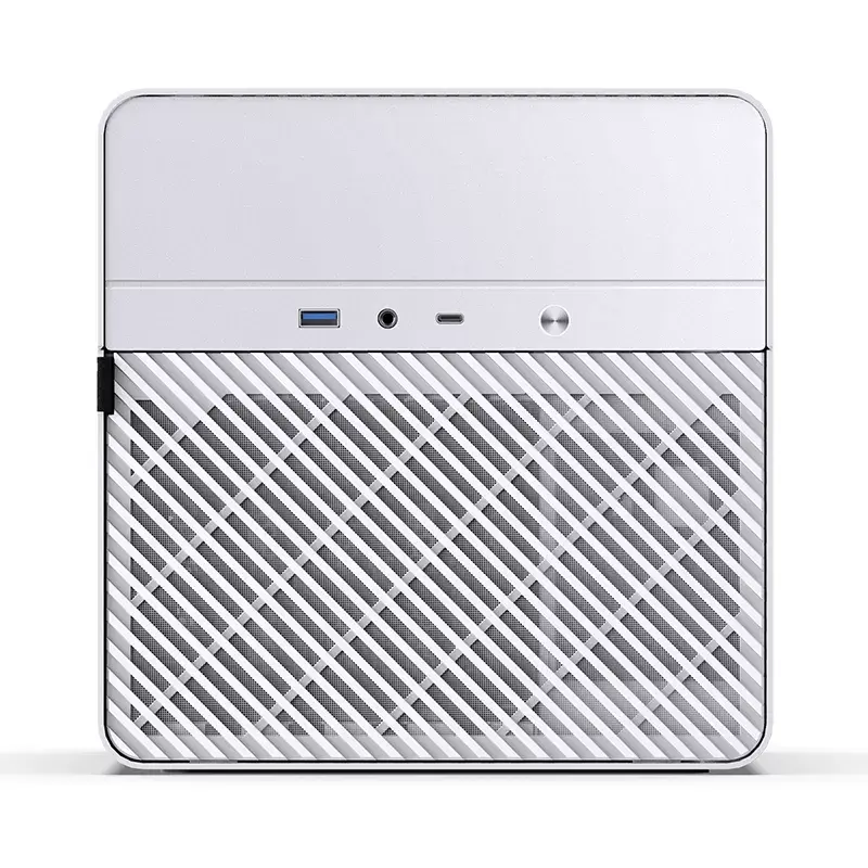Jonsbo N2 caja NAS Mini-ITX, cubo, aluminio/acero, blanca