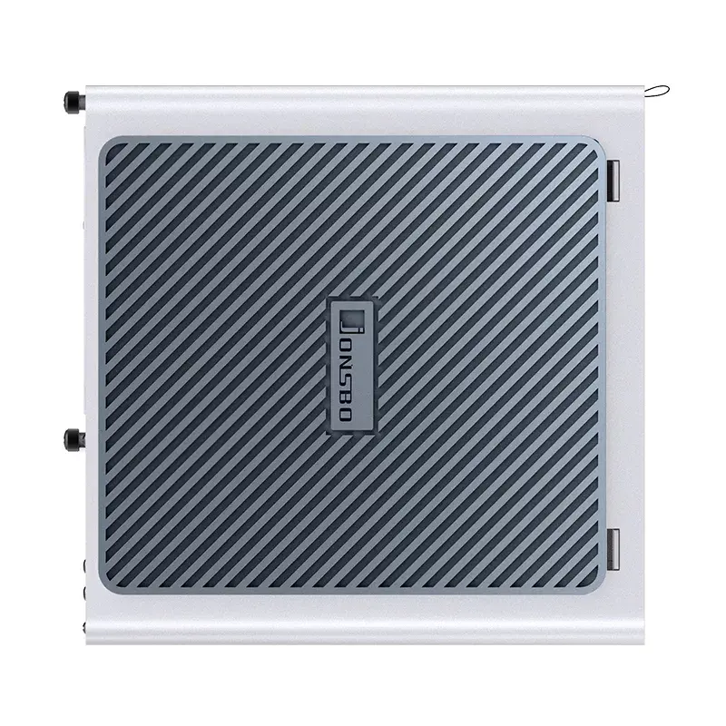 Jonsbo N2 caja NAS Mini-ITX, cubo, aluminio/acero, blanca