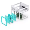 Jonsbo N2 caja NAS Mini-ITX, cubo, aluminio/acero, blanca