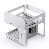 Jonsbo N2 caja NAS Mini-ITX, cubo, aluminio/acero, blanca