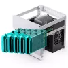 Jonsbo N2 caja NAS Mini-ITX, cubo, aluminio/acero, blanca
