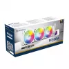 SilverStone SST-PF360W-ARGB-V2 Permafrost PF360-ARGB V2 refrigeración líquida AIO, 360 mm, con controlador RGB, blanca