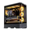 Caja de PC Jonsbo D400 torre Midi ATX cristal templado – Negra