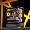 Caja de PC Jonsbo D400 torre Midi ATX cristal templado – Negra