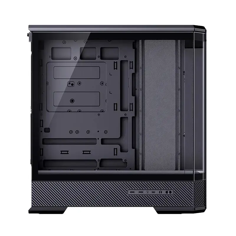 Caja de PC Jonsbo D400 torre Midi ATX cristal templado – Negra