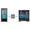 Caja de PC Jonsbo D400 torre Midi ATX cristal templado – Negra