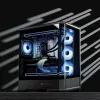 Caja de PC Jonsbo D400 torre Midi ATX cristal templado – Negra