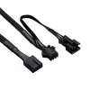 Phanteks PH-F140D30 D30 PWM Reverse Airflow D-RGB ventilador de caja, 140 mm, negro (3 uds.)